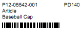 Barcodes can be printed for both evidence and the location the evidence is stored