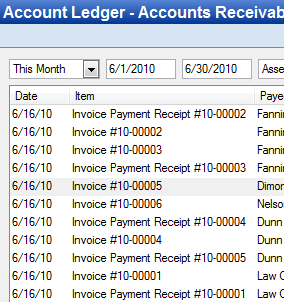 account ledger